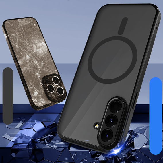 Matt Case for MagSafe for Samsung Galaxy A37 5G, black