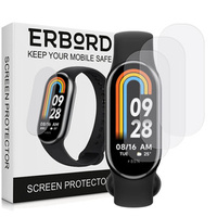 3x ERBORD hydrogel film for Xiaomi Smart Band 10 / 9 / 8