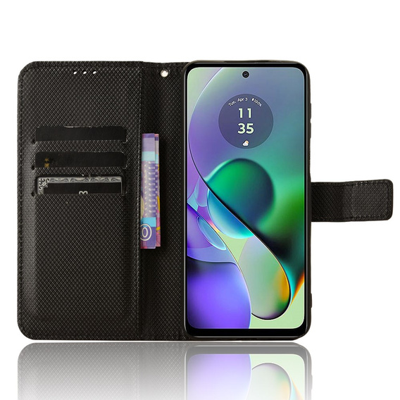 Flip case for Motorola Moto G54 5G, Smart Magnet, black