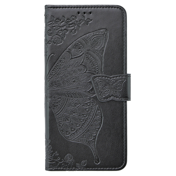 Flip case for Samsung Galaxy S23 FE, Butterfly, black