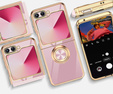 Case for Samsung Galaxy Z Flip7 FE / Z Flip6, Electro Ring, purple