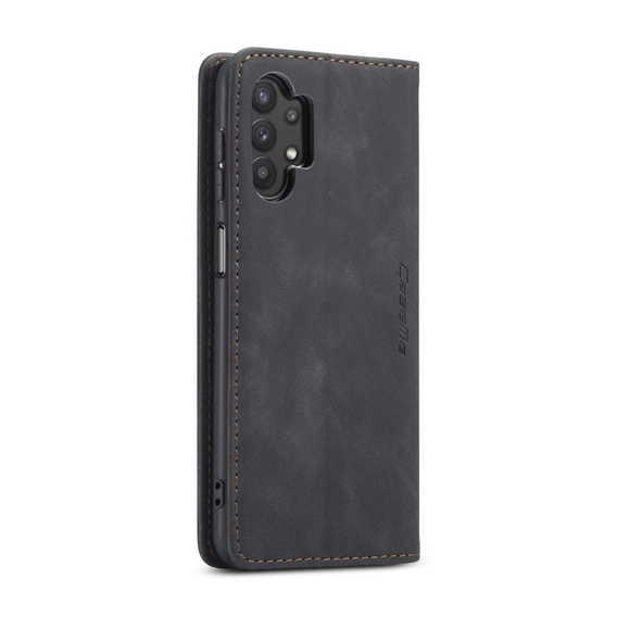 CASEME case for Samsung Galaxy A32 5G, Leather Wallet Case, black