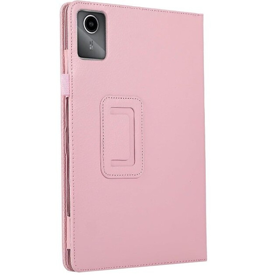 Case for Lenovo Tab M11, bi-fold, with flap, pink