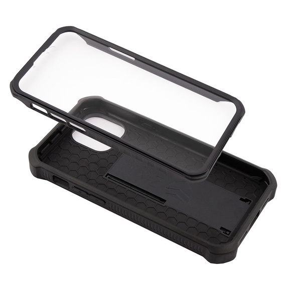 Armored case for iPhone 13 mini, Dexnor Full Body, black