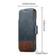 2-in-1 flip case for iPhone 17 Pro Max, SUTENI, for MagSafe, blue