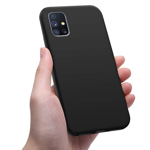 Thin Case for Samsung Galaxy M51, Slim, black