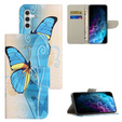 Flip case for Samsung Galaxy M15 5G, Wallet, Butterfly