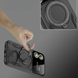 Armored Case for Motorola Moto G24 / G24 Power / G04, Magnetic Ring, black