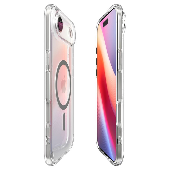 Spigen Ultra Hybrid MagSafe Case for iPhone Air, Clear/Graphite