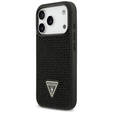 GUESS Rhinestone Triangle Logo Case for iPhone 17 Pro