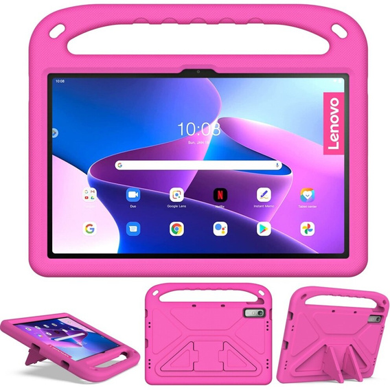 Children's Case for Lenovo Tab P11 Gen 2 TB350FU TB350XU 11.5", Children's Case with Holder, pink