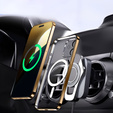 Case for iPhone 16 Plus, Electro MagSafe, gold + Screen Glass