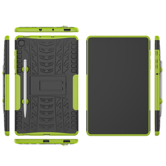 Case for Samsung Galaxy Tab S6 Lite, Tire Armor, green