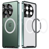 Camera Protection Case for OnePlus 12 5G, CamShield MagSafe, transparent / green