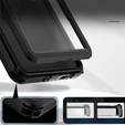 Waterproof case for Samsung Galaxy S25 Ultra, Redpepper, for MagSafe, black