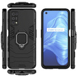 Case for Realme 7 5G, Kickstand Ring, black