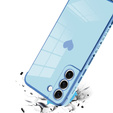 Case for Samsung Galaxy S22, Electro heart, blue