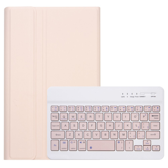 Case + keyboard Samsung Galaxy Tab A7 Lite 8.7 T220 / 225, pink rose gold