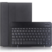 Case + keyboard Samsung Galaxy Tab S9, Leather Pen Slot, black