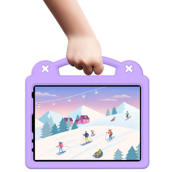 Children's case for iPad 10.9 2022 10 Gen, Cute Patterns, with stand, purple