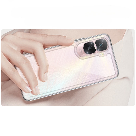 Case for Honor 90 Lite 5G, Fusion Hybrid, transparent