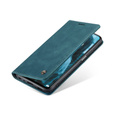 CASEME case for Xiaomi Redmi Note 10 / 10S, Leather Wallet Case, green