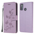 Flip case for Motorola Moto G50, Butterfly, purple