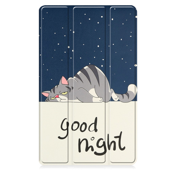 Case for Lenovo Tab M8 Gen 4 TB-300FU, Smartcase, sleeping cat