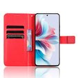 Flip case for Oppo Reno 11F 5G, Crazy Horse Wallet, red
