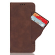 Flip case for Xiaomi Redmi Note 13 5G, Card Slot, brown