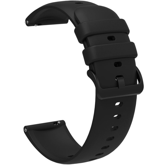 Silicone strap for Huawei Watch GT Runner / GT 3 46mm, Black