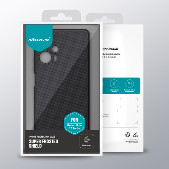 NILLKIN Case for Xiaomi Poco F5 5G, Super Frosted Shield Case, black