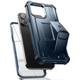 Armored case for iPhone 14 Pro Max, Dexnor Full Body, dark blue
