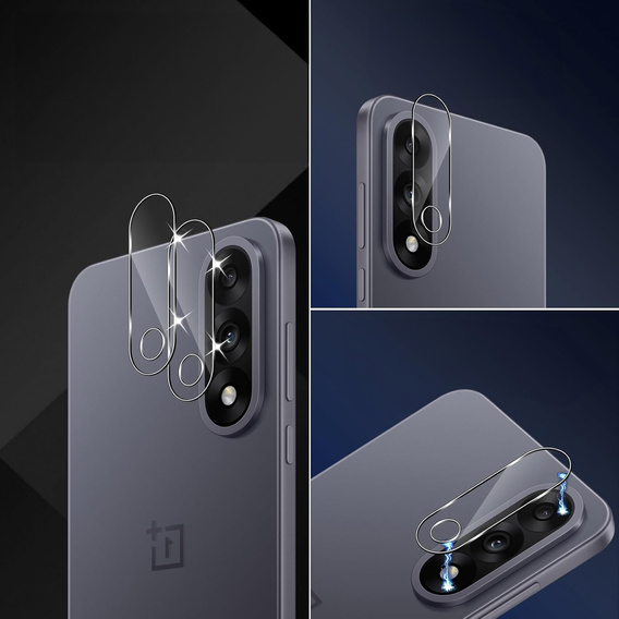 2x ERBORD Camera Tempered Glass for Realme 12 Pro / 12 Pro+, Transparent