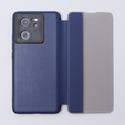 Case for Xiaomi 13T / 13T Pro, with Side View flap, blue