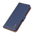 KHAZNEH RFID case for Xiaomi Poco F6, Litchi Texture, blue