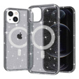 Case for iPhone 14 Plus, Glittery, for MagSafe, black