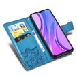 Flip case for Xiaomi Redmi 9, Butterfly, blue