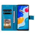 Flip case for Xiaomi Redmi Note 11/11S, Mandala, blue