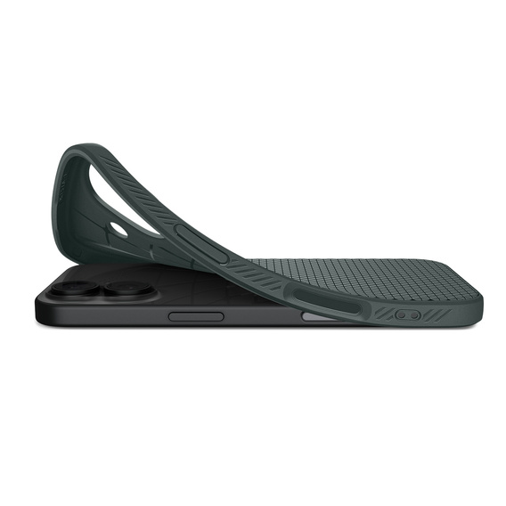 Spigen Liquid Air Case for iPhone 17, Abyss Green