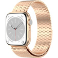 Steel Bracelet for Apple Watch 1/2/3/4/5/6/7/8/SE/ULTRA 42/44/45/49 MM - pink rose gold