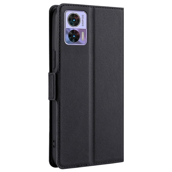 Flip case for Motorola Edge 30 Neo 5G, Wallet Thin Magnet, black
