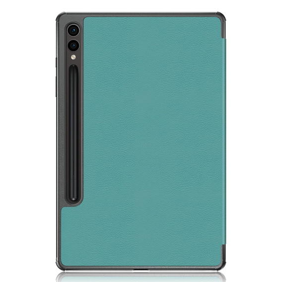 Case for Samsung Galaxy Tab S9 FE+ Plus, Smartcase with stylus space, green