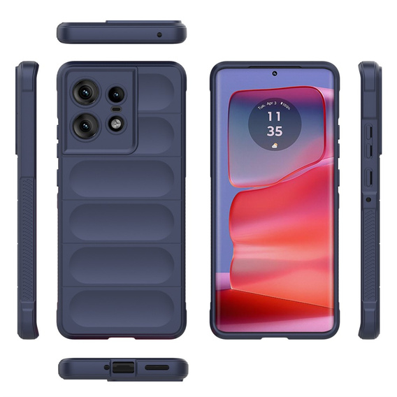 Case for Motorola Edge 50 Pro 5G, Gaming Shockproof, dark blue
