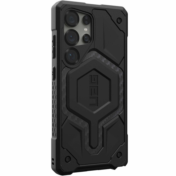 Urban Armor Gear case for Galaxy S25 Ultra, Monarch Pro MagSafe, carbon black