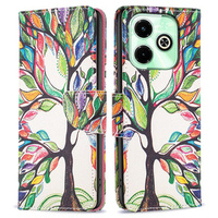 Flip case for Infinix Hot 40i, Wallet, Tree of Life