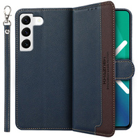 Flip case for Samsung Galaxy S22+ Plus 5G, KHAZNEH RFID, blue