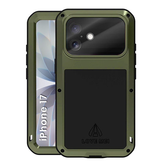 Armoured case with tempered glass for iPhone 17