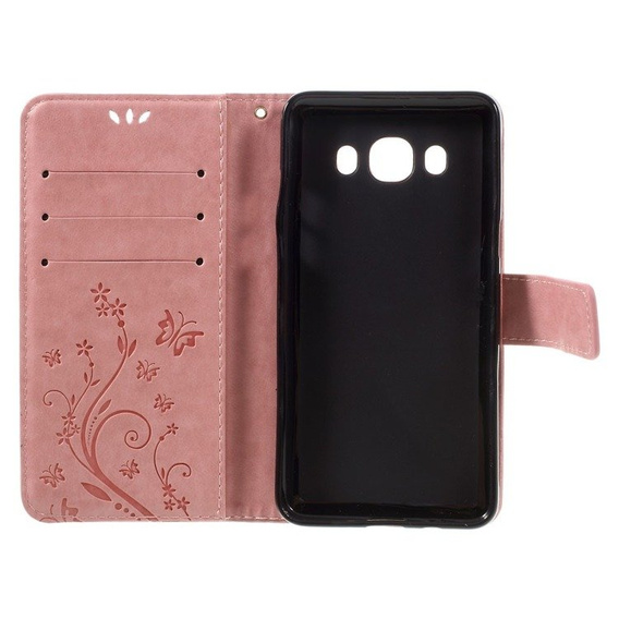 Flip case for Samsung Galaxy J5 2016, Butterfly, pink