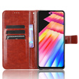 Flip case for Infinix Hot 30, Crazy Horse Wallet, brown